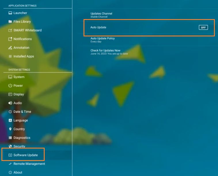 How to allow or block over-the-air (OTA) system software updates on a ...