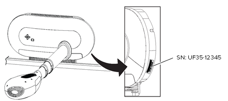 Determining the serial number of a SMART projector